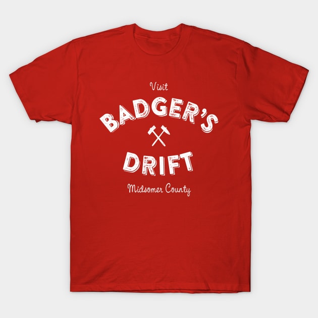 Badger's Drift Tourism (Midsomer Murders) T-Shirt by jrotem